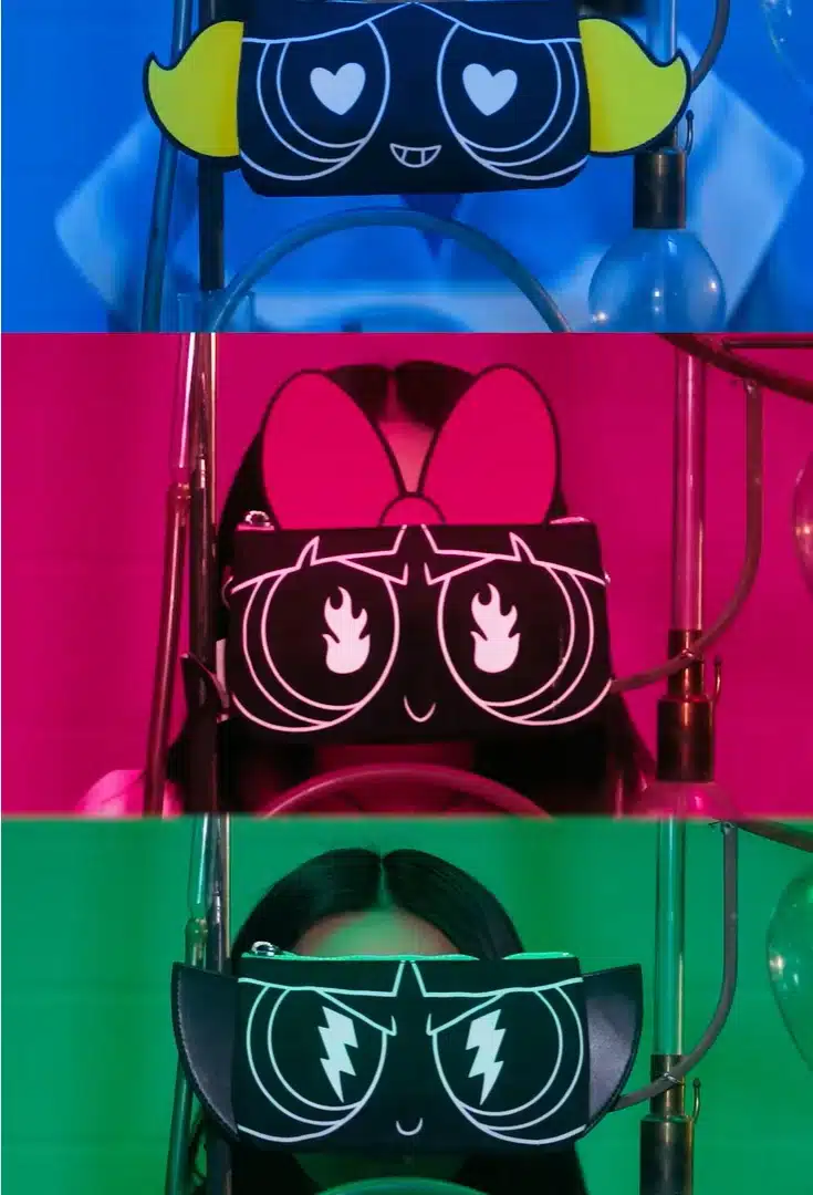 Bolsas das Meninas Superpoderosas.